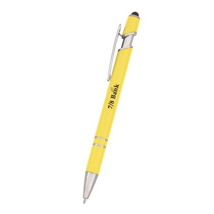 Custom Roslin Incline Stylus Pen - Neon Yellow
