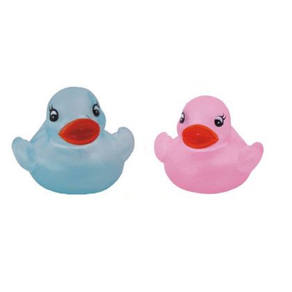 Transparent Mini Rubber Duck Toy - Blue & Pink Transparent Mini Rubber Duck Toy - Blue & Pink