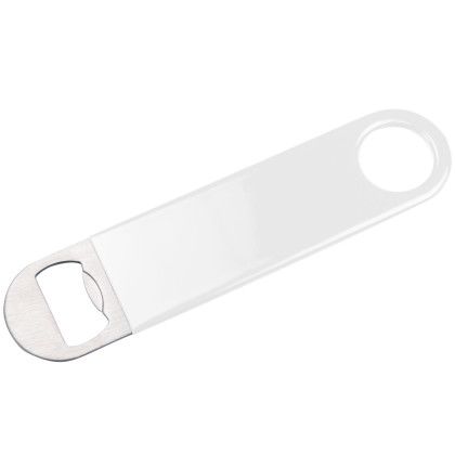 Custom Premium Bottle Opener - White