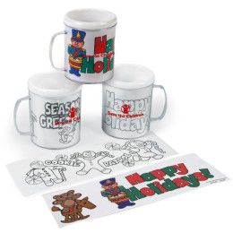 Custom Holiday Coloring Mug