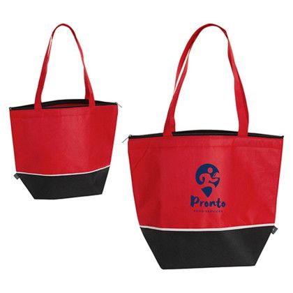 Custom Carnival RPET Cooler Tote - Red