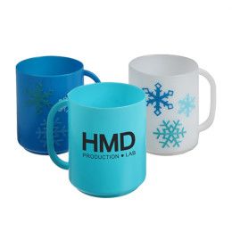 Custom 6 oz Winter Mugs with Logo Imprint