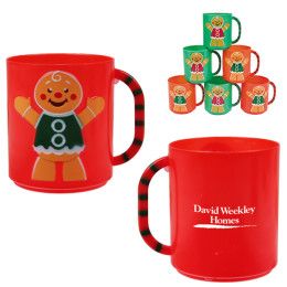 Custom Gingerbread Mug with Logo Imprint