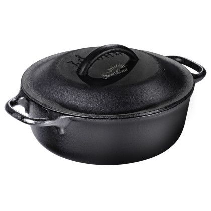 Custom Lodge 2 Qt Cast Iron Dutch Oven with Engraved Logo