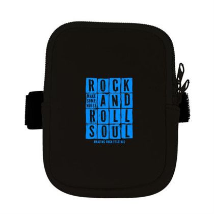 Custom Water Bottle Pouch - Black