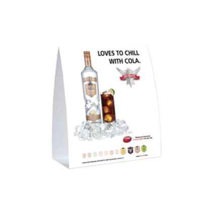 Custom 5 1/4" x 5" Table Tent with Imprint