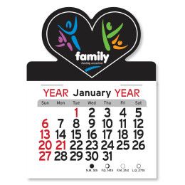 Peel-N-Stick® Calendar - Heart 