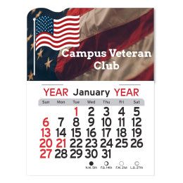 Peel-N-Stick® Calendar - American Flag