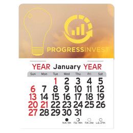 Peel-N-Stick® Calendar - Light Bulb