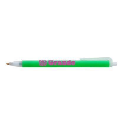 Custom Contender Party Pen - Neon Green with Black Ink