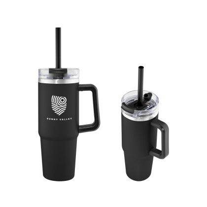 Custom 30 Oz. Intrepid Recycled Stainless Steel Tumbler - Black Custom 30 Oz. Intrepid Recycled Stainless Steel Tumbler - Black