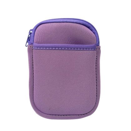 Custom Flory Water Bottle Pouch - Purple - Back Custom Flory Water Bottle Pouch - Purple - Back