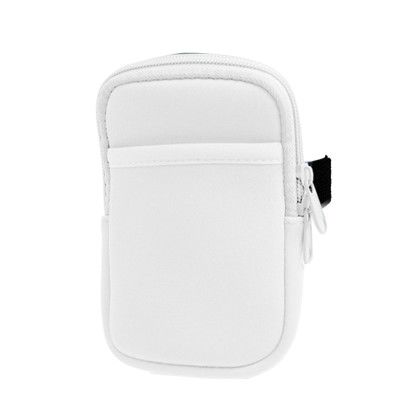 Custom Flory Water Bottle Pouch - White Custom Flory Water Bottle Pouch - White