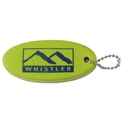Custom Floater Key Chain - Lime Green