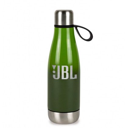 Custom ACE Ombre Double Entry Stainless Steel Water Bottle - Martini Olive