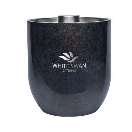 Custom Snowfox 3L Vacuum Insulated Ice Bucket - Black