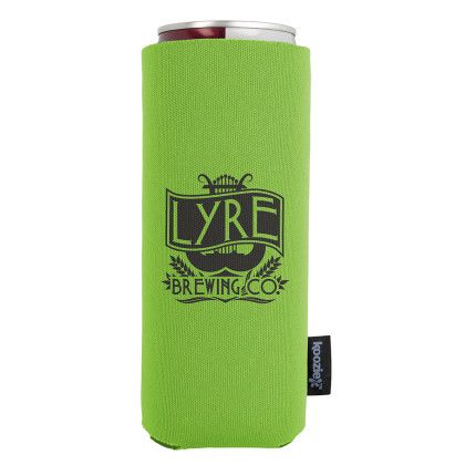 Custom Collapsible Slim Can Cooler - Lime Green