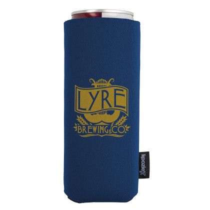 Custom Collapsible Slim Can Cooler - Navy