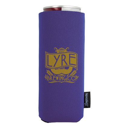 Custom Collapsible Slim Can Cooler - Purple