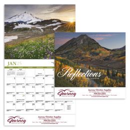 Custom Reflections (Non-Denominational) Appointment Calendar - Stapled with Logo Imprint