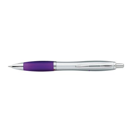 Custom Ion Silver Pen - Purple