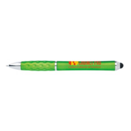 Custom Tev Metallic Stylus Pen - Lime