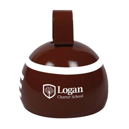 Custom Football Cow Bell with Logo Imprint Custom Football Cow Bell with Logo Imprint