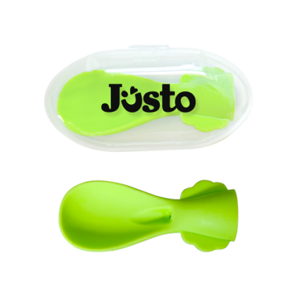 Custom Food Pouch Spoon - Lime Green