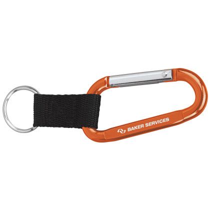 Custom Anodized Carabiner 8mm - Orange