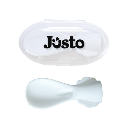 Custom Food Pouch Spoon - White
