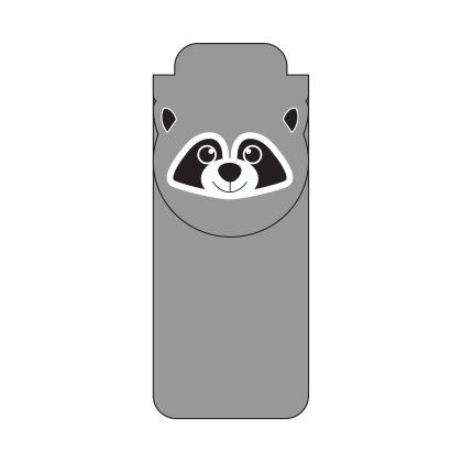 Custom Paws N Claws Magneticmark Bookmark - Raccoon