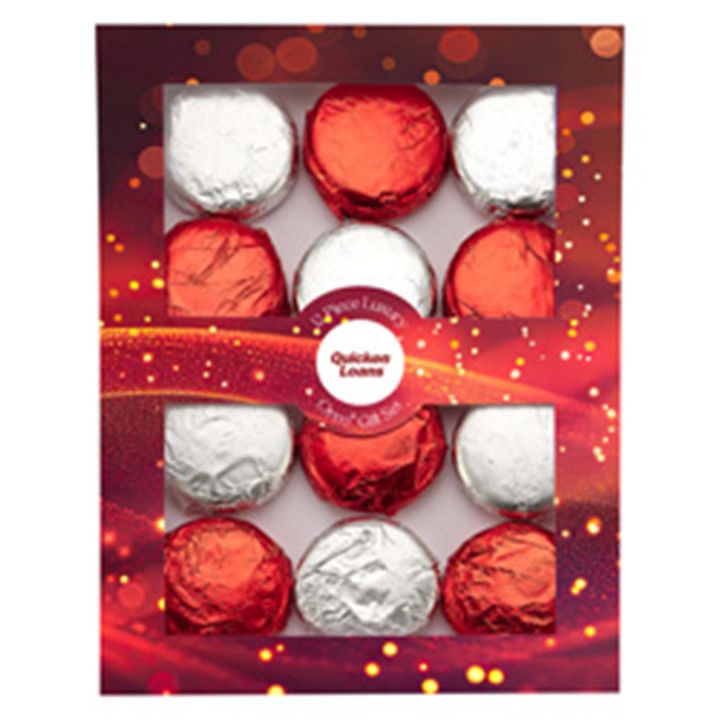 Custom Chocolate Oreo 12 Pack Gift Foil Wrapped Chocolate Covered Oreos