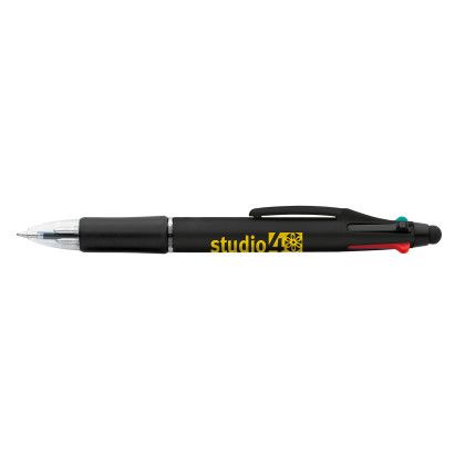 Custom Orbitor Metallic Stylus Pen - Black