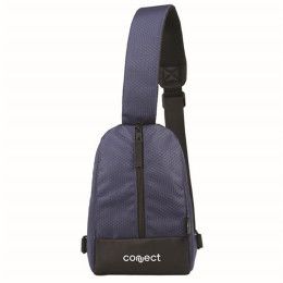 Custom RPET Essentials Crossbody Bag / Sling Bag With Adjustable Strap - Navy