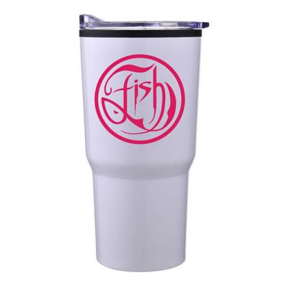 Custom Fleece Blanket Tumbler Combo Set - White Tumbler