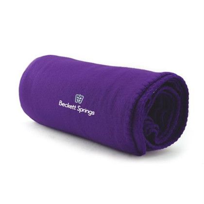 Custom Fleece Blanket Tumbler Combo Set - Purple Blanket