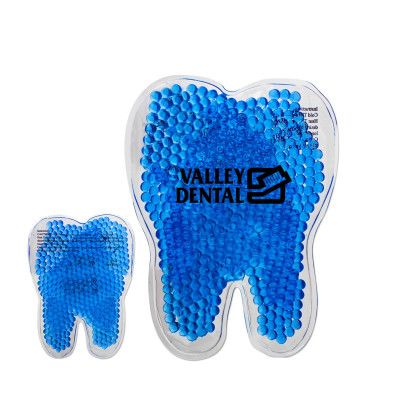 Custom Hot/Cold Gel Pack - Tooth Shaped - Blue