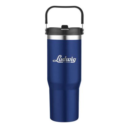 Custom 30 Oz Travel Mug with Handle