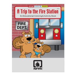 Custom A Trip To The Fire Station Coloring Book