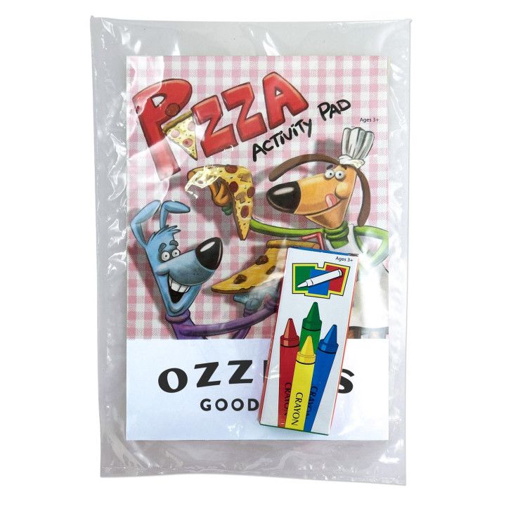 Custom Pizza Activity Pad Fun Pack