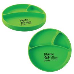 Custom Silicone Suction Plate - Green