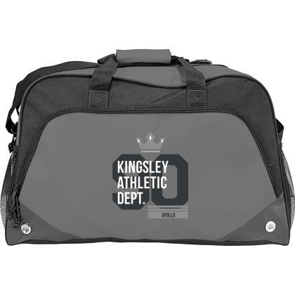 Custom Voyage 22" Sport Duffle Bag - Embroidery - Gray