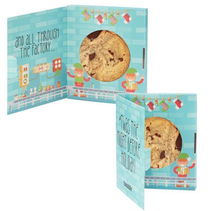 Custom Holiday Storybook Box with Gourmet Cookie