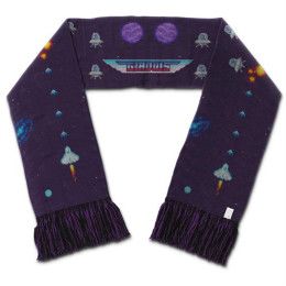 Custom Jacquard Weave Knitted Scarf - Multicolor