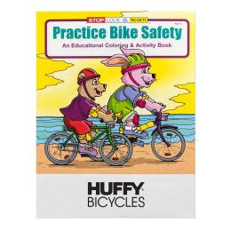 Custom Practice Bike Safety Coloring Book