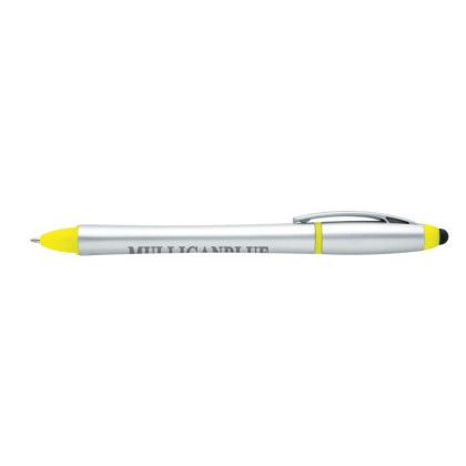 Custom Stylus Highlighter-Pen Combo - Yellow