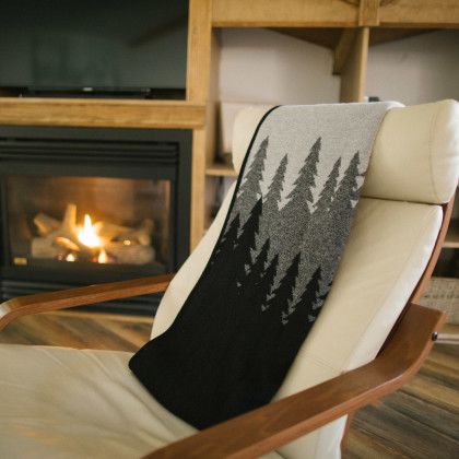 Custom Tentree Organic Cotton Juniper Blanket - in Use Custom Tentree Organic Cotton Juniper Blanket - in Use