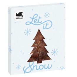 Custom Holiday Window Box with Gourmet Cookie - S'mores - Tree