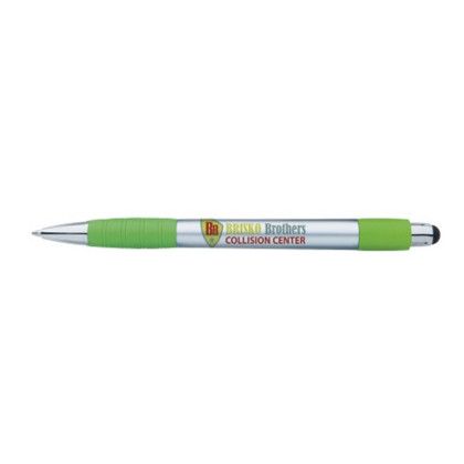 Custom Silver Element Stylus Pen - Lime