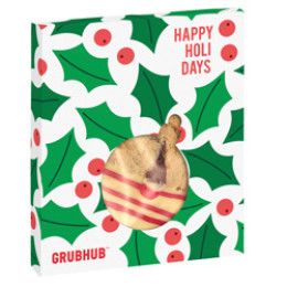 Custom Holiday Window Box with Gourmet Belgian Chocolate Dipped Chocolate Chip Cookie - Ornament Custom Holiday Window Box with Gourmet Belgian Chocolate Dipped Chocolate Chip Cookie - Ornament